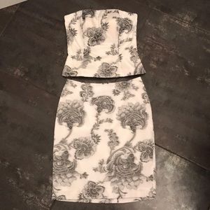 Floral Corset and Skirt - WHBM